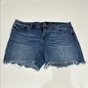 Lucky Brand Blue Jean Shorts with Distressed Hem